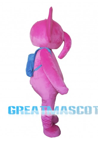 Adult Pink Elephant Mascot Costume