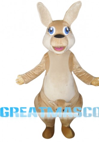 Handmade Plush Material Kangaroo Mascot Costume