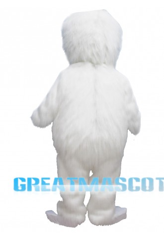 White Yeti Mascot Costume