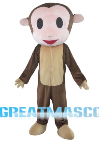 Big Head Monkey Mascot Costume