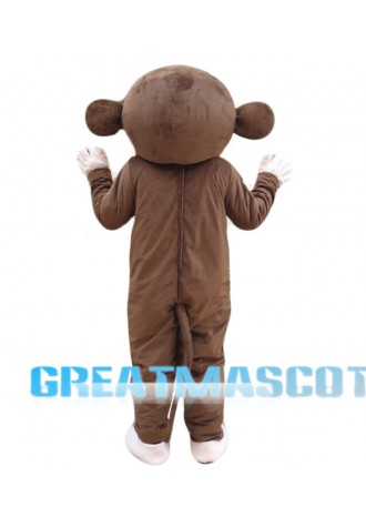 Plush Adult Monkey Mascot Costume