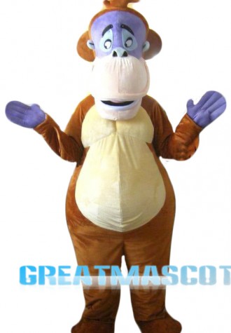 Funny Monkey Mascot Costume Free Shipping