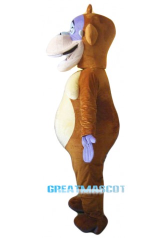 Funny Monkey Mascot Costume Free Shipping