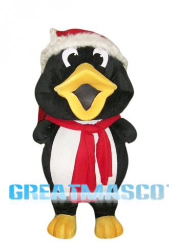 Christmas Penguin Mascot Costume