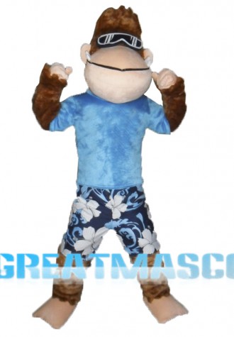 Strong Monkey Mascot Costume