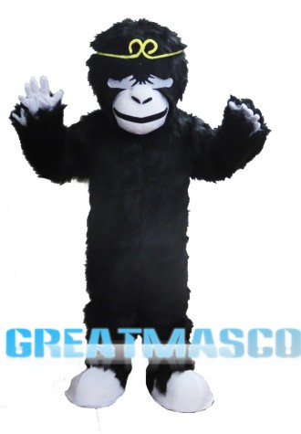 Handmade Plush Orangutan Mascot Costume