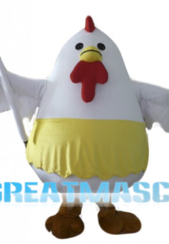 Fat Chicken Mascot Costume