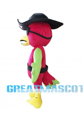 Pirate Parrot Mascot Costume