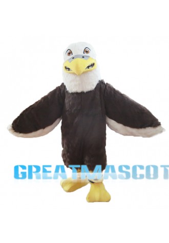 Furry Eagle Mascot Costume
