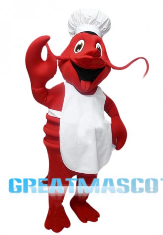 Chef Lobster Mascot Costume