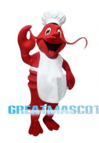 Chef Lobster Mascot Costume