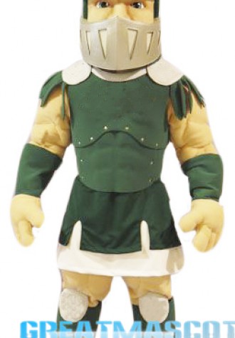 Green Spartan Titan Trojan Mascot Costume