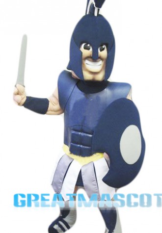 Happy Spartan Titan Trojan Mascot Costume