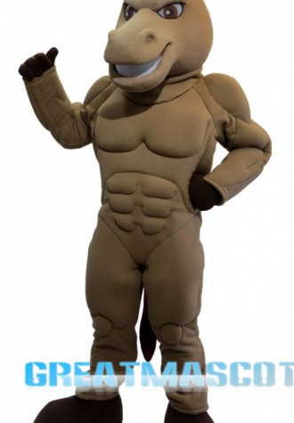 Power Brown Horse Mascot Costume