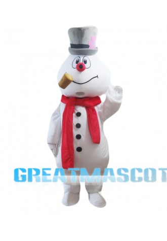 Christmas Snowman Mascot Costume