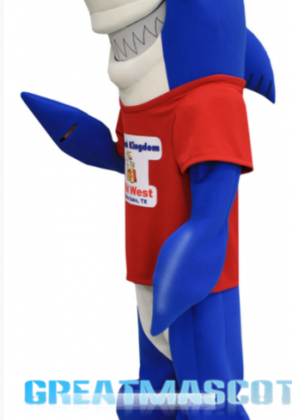 Splash Kingdom Shark Mascot Costume