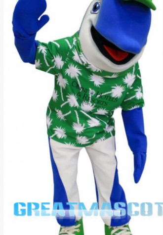 Cool Dolphin Mascot Costume