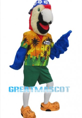 Dude Parrot Mascot Costume