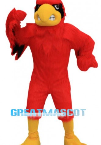 Red Fierce Cardinal Mascot Costume