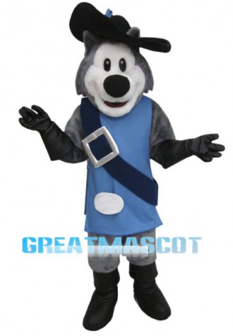 Cute Husky Dog Mascot Costume