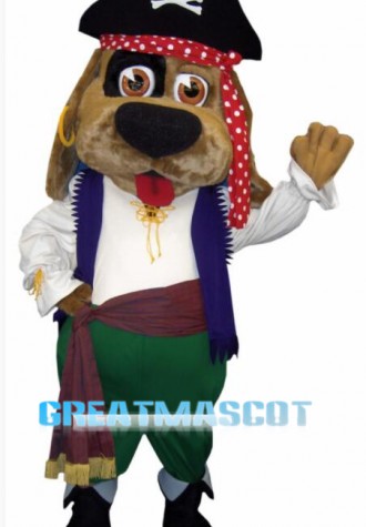 Pirate Dog Mascot Costume