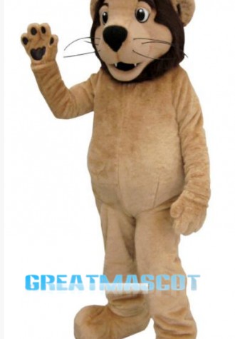 Old Blue Lion Mascot Costume