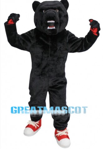 High School Black Bear Mascot Costume
