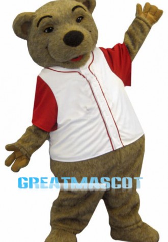 Lovely Brown Bear Mascot Costume