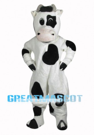 Cute Cow Mascot Costume Free Shipping