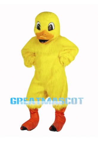 Cute Yellow Duck Mascot Costume