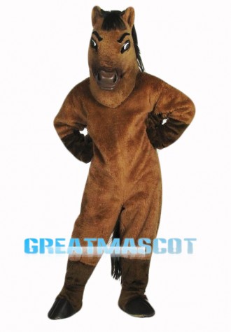 Brown Horse Mascot Costume
