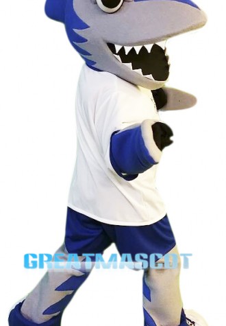 University Shark Mascot Costume