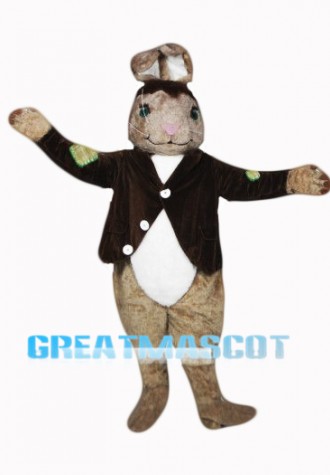 Brown Easter Bunny Mascot Costume
