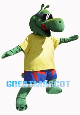Cool Alligator Mascot Costume