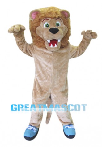 High School Lion Mascot Costume Free Shipping