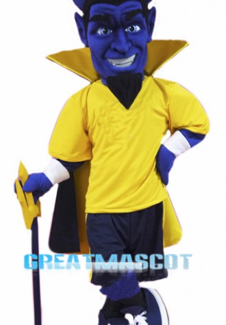 High Quality Blue Devil Mascot Costume