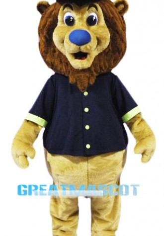 Baseball Sport Lion Mascot Costume