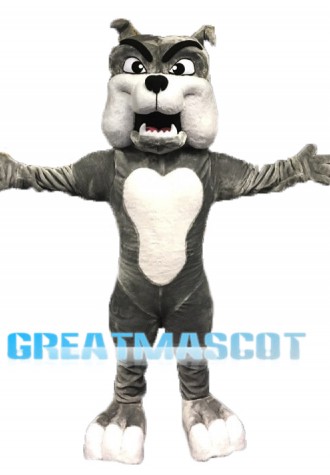 Professional Quality Bulldog Mascot Costume