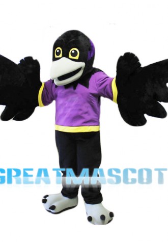 University Raven Mascot Costume