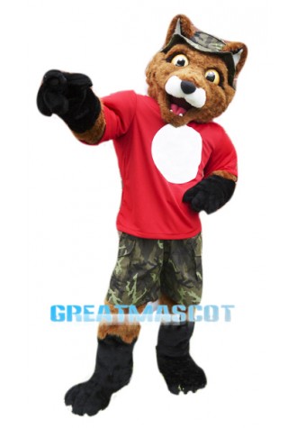 College Fox Mascot Costume