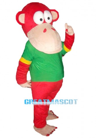 Red Monkey Mascot Costumes