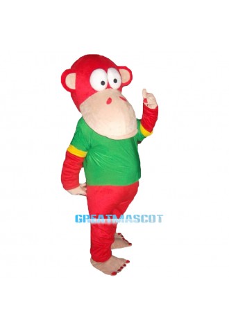 Red Monkey Mascot Costumes