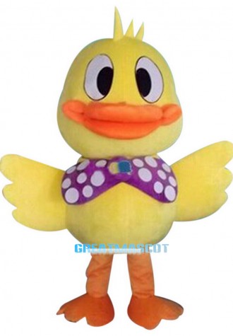 Yellow Duck Mascot Costume