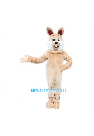Brown Rabbit Mascot Costume