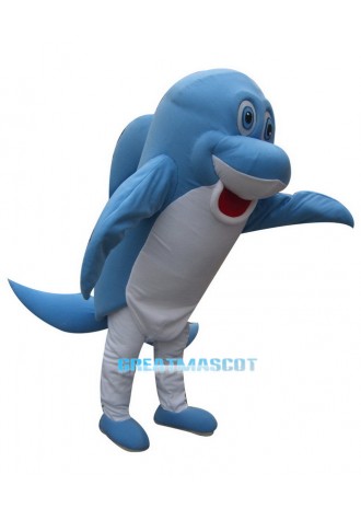 Blue Dolphin Mascot Costumes