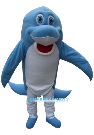 Blue Dolphin Mascot Costumes