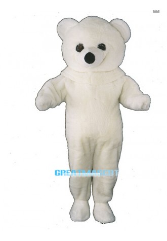 White Polar Bear Mascot Costume