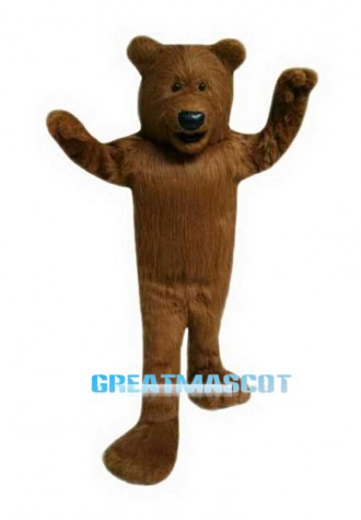 High Quality Plush Brown Mascot Costume