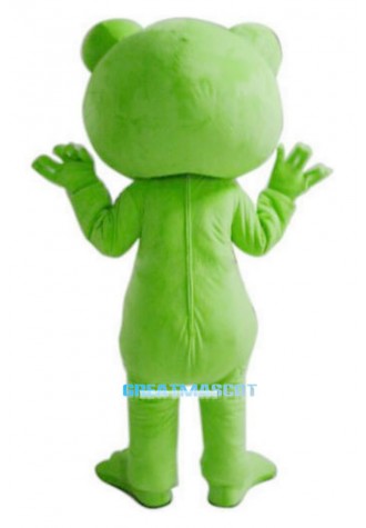Green Frog Mascot Costume