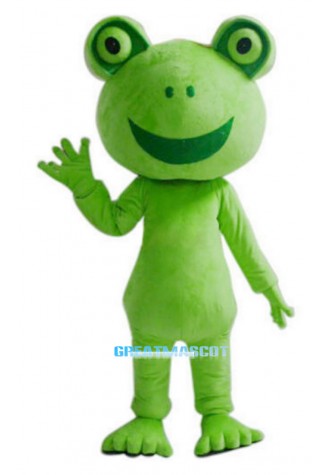 Green Frog Mascot Costume